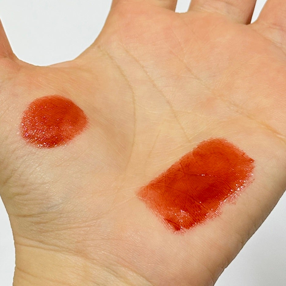 ジューシーラスティングティント/rom&nd/リップティントを使ったクチコミ(5枚目)