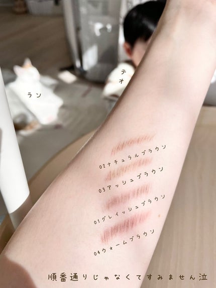 ブロウラッシュEX ウルトラスキニーペンシルブロウ N/ブロウラッシュ/アイブロウペンシルを使ったクチコミ(2枚目)