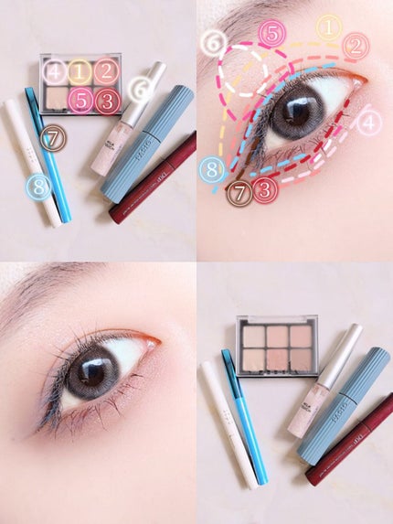 ブラーフィニシュシャドウパレット/Dinto/アイシャドウパレットを使ったクチコミ(2枚目)