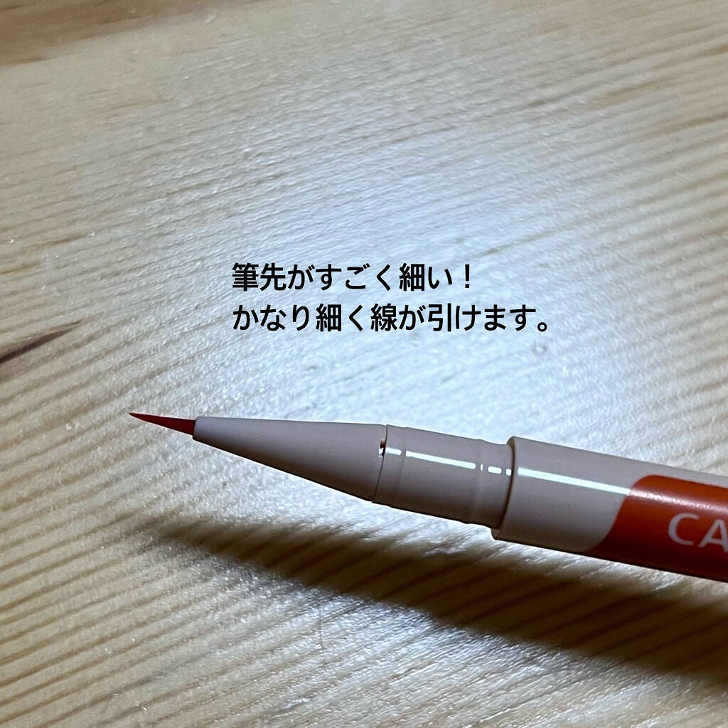 3wayスリムアイルージュライナー/キャンメイク/リキッドアイライナーを使ったクチコミ(3枚目)