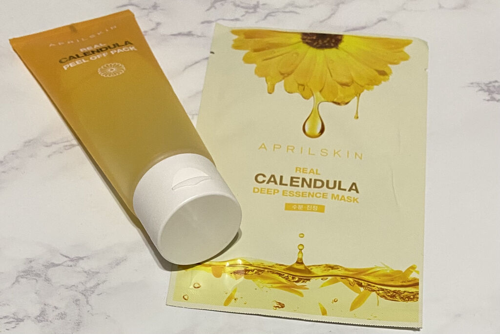 リアルカレンデュラピールオフパック/APRILSKIN/ピーリングを使ったクチコミ（2枚目）