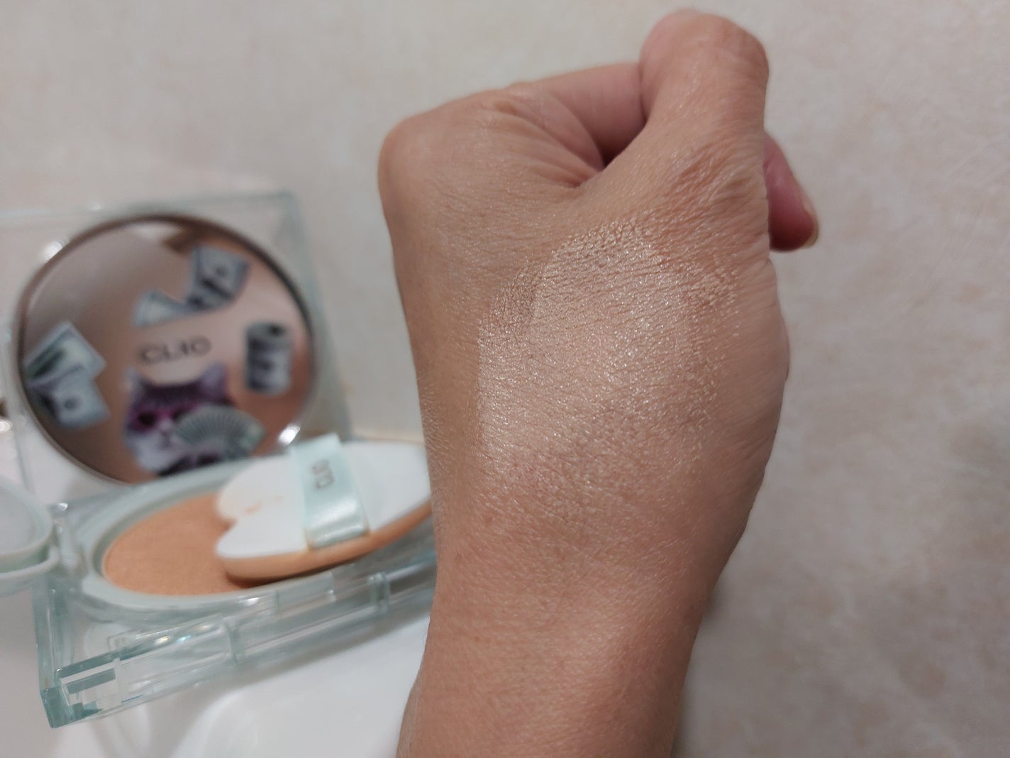 クリオ キル カバー スキン フィクサー クッション/CLIO/クッションファンデーションを使ったクチコミ(5枚目)