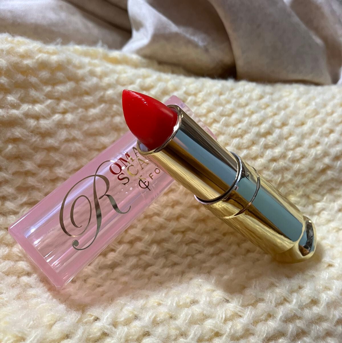 ロマンチック スキャンダル カラーリップグロウ/フォレンコス/リップケアを使ったクチコミ(2枚目)