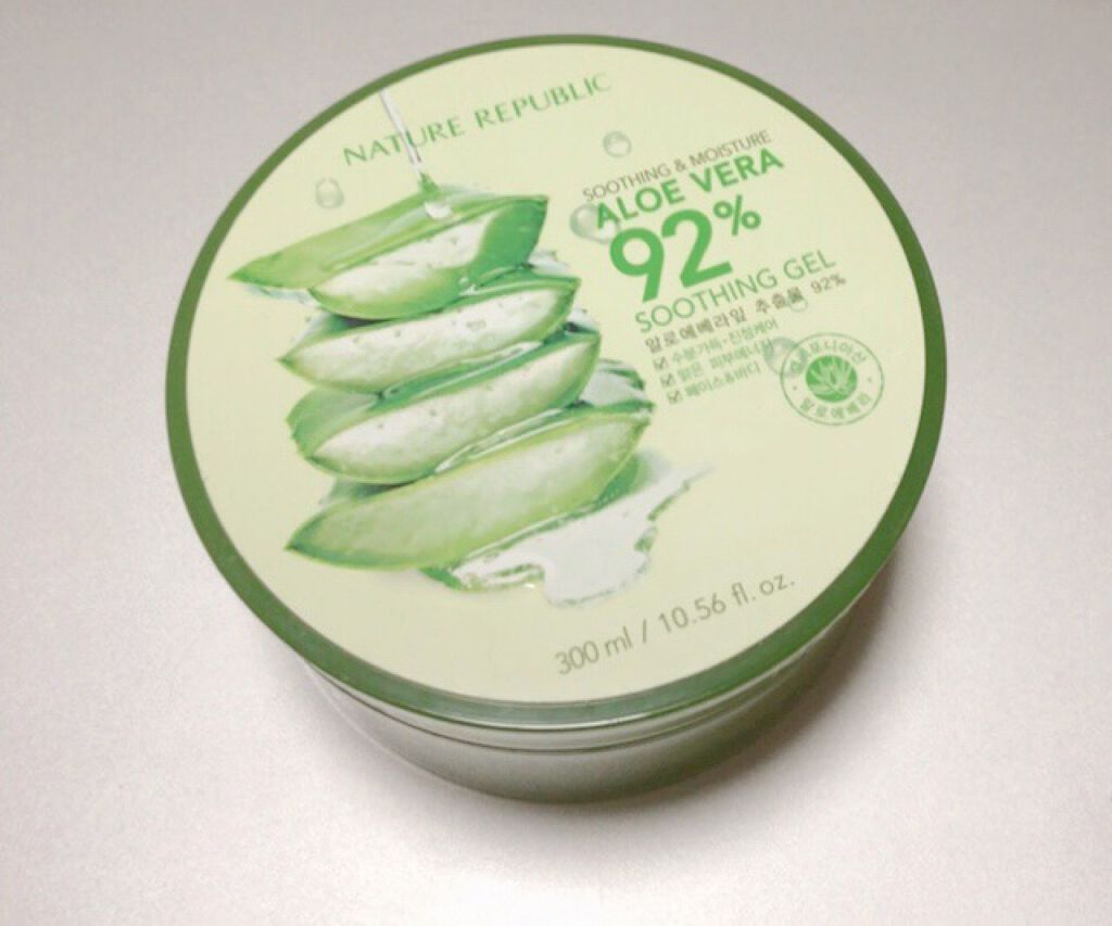 マイルド&モイスチャーアロエジェル/ネイチャーリパブリック/ボディローションを使ったクチコミ(1枚目)