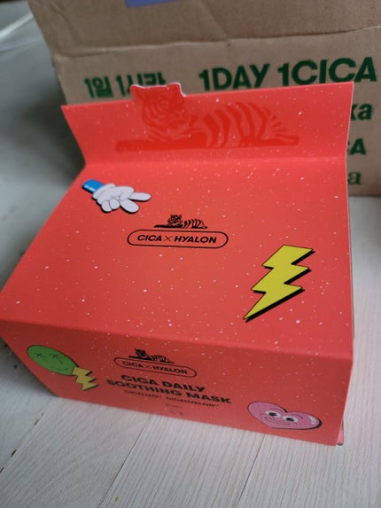 CICA デイリースージングマスク/VT/シートマスク・パックを使ったクチコミ(1枚目)