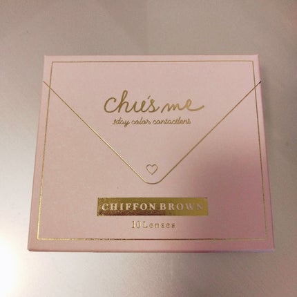 Chu's me 1day シフォンブラウン/Chu's me/ワンデー(1DAY)カラコンの画像