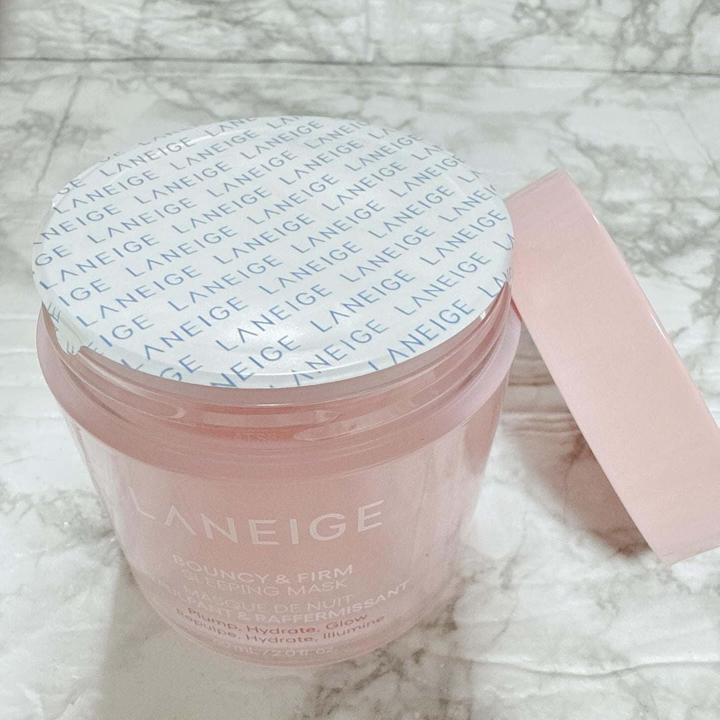 バウンシースリーピングマスク/LANEIGE/フェイスクリームを使ったクチコミ(2枚目)