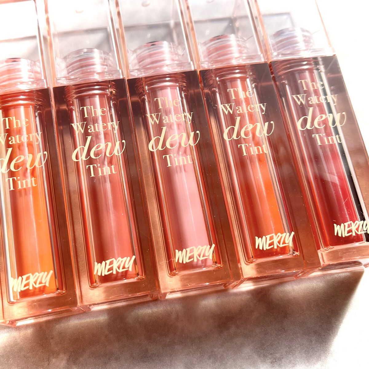 ザ ウォータリーデューティント/MERZY/リップティントを使ったクチコミ（1枚目）