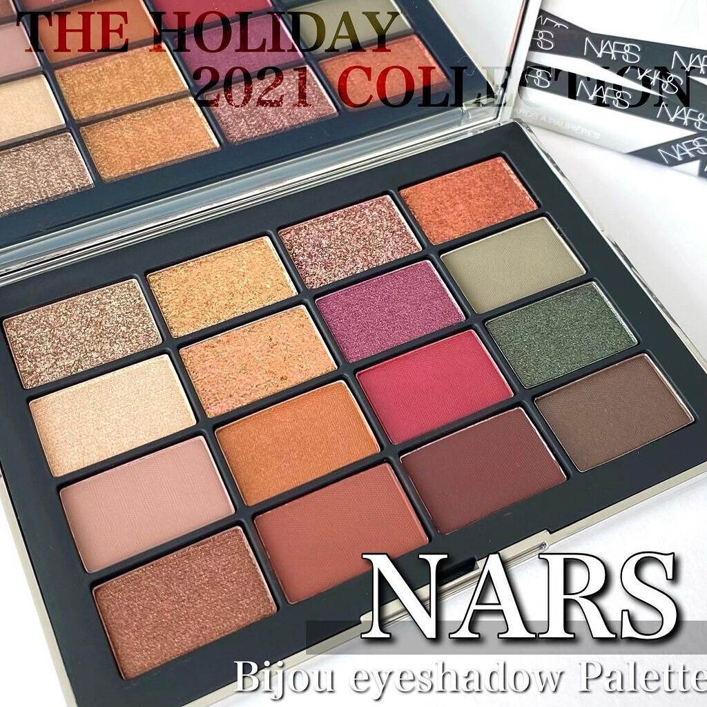 NARS ビジュー アイシャドーパレットのクチコミ「❅*°

✔NARS
  ビジューアイシャドウパレット
 ￥8360(税込)

今年のホリデー.....」（1枚目）