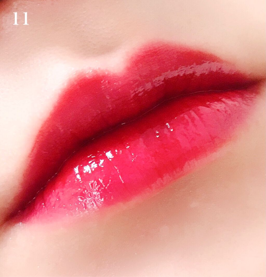 ホリカホリカ ハートクラッシュグローティントエアー/HOLIKA HOLIKA/リップティントを使ったクチコミ（3枚目）