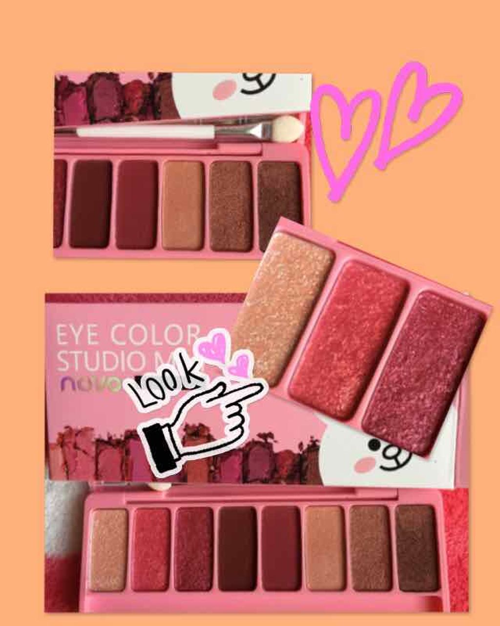 novo   アイシャドウパレット/NOVO/アイシャドウパレットを使ったクチコミ（1枚目）