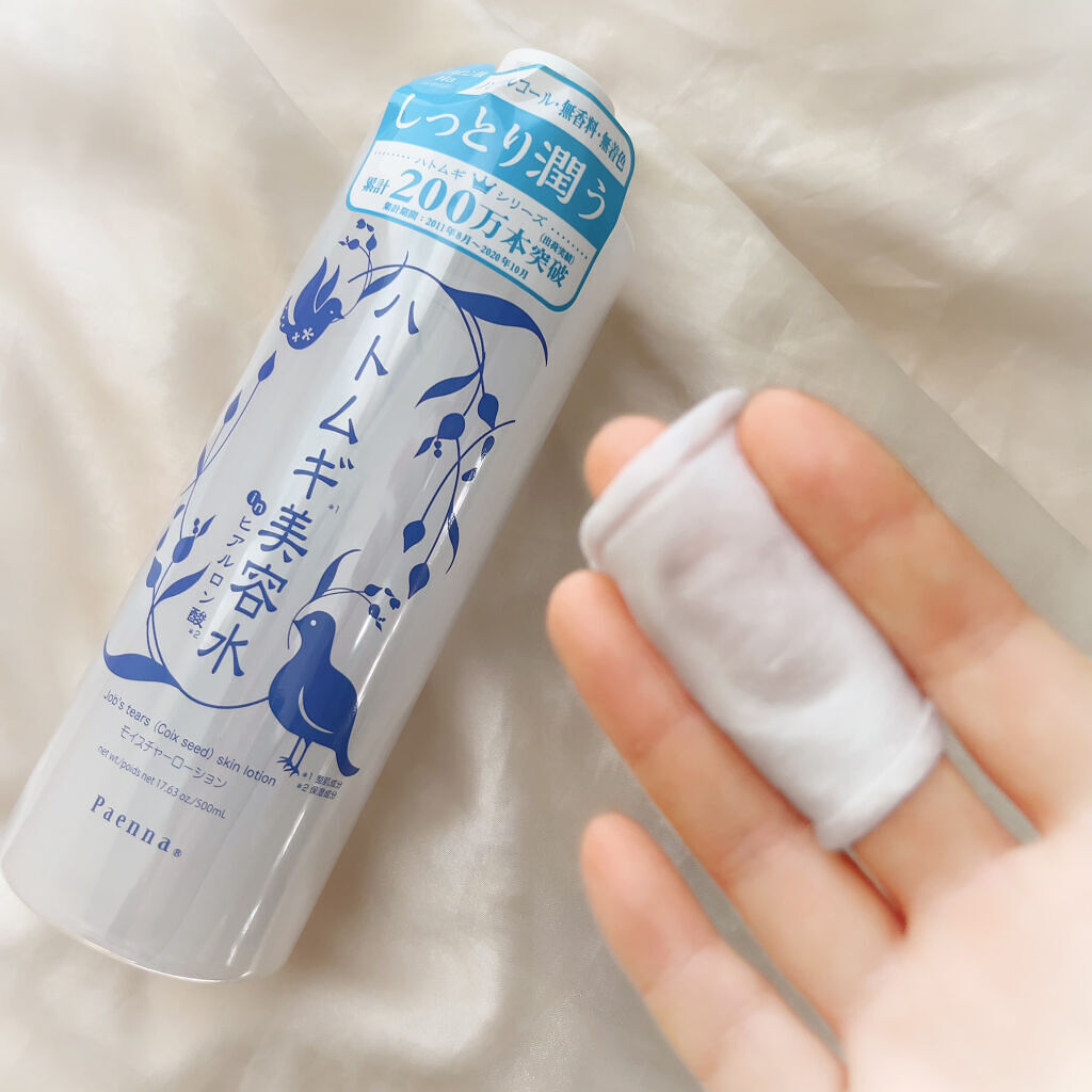 ハトムギ美容水 in ヒアルロン酸/パエンナ/化粧水を使ったクチコミ（3枚目）