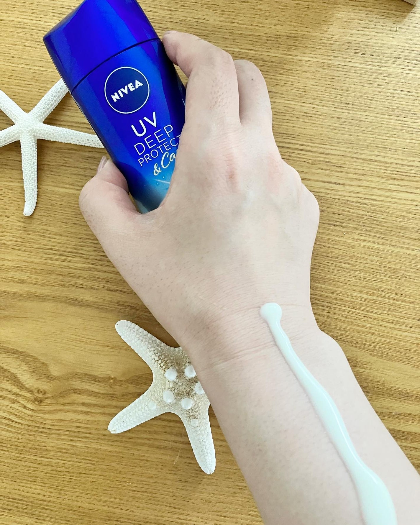 マミマロロン on LIPS 「🌿ニベアUVディーププロテクト&ケアジェルSPF50+PA++..」(3枚目)