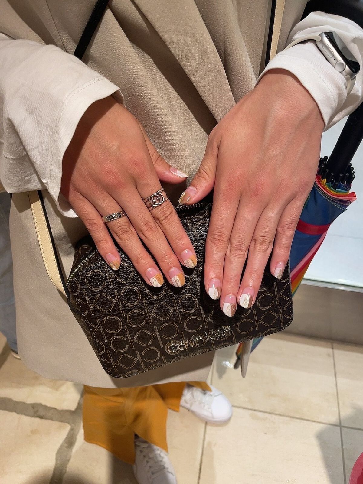 チャマ on LIPS 「【nailチップ】シンプルかつオシャレにネイルチップで可愛く..」(2枚目)