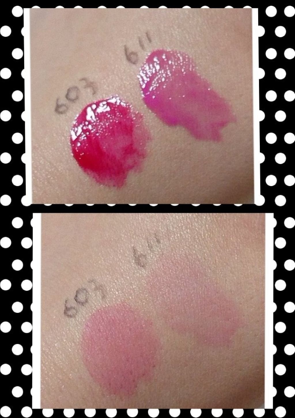 ルージュ ピュールクチュール ヴェルニ ウォーターステイン 611 ヴィヴィッド バイオレット バス/YVES SAINT LAURENT BEAUTE/口紅を使ったクチコミ（3枚目）