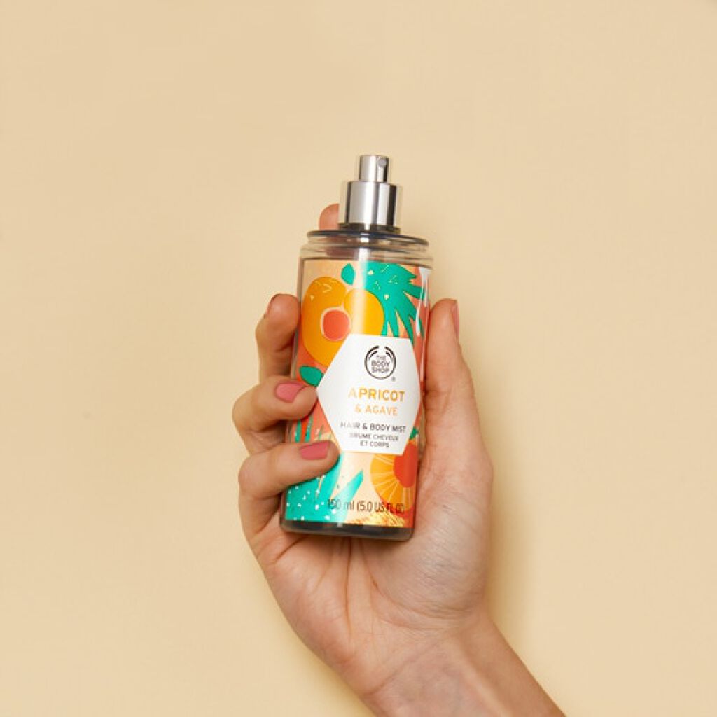 ヘア&ボディミスト アプリコット&アガベ THE BODY SHOP