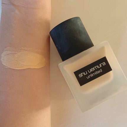 (旧)アンリミテッド ラスティング フルイド/shu uemura/リキッドファンデーションを使ったクチコミ(2枚目)