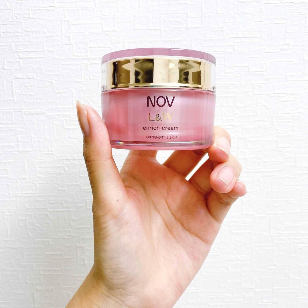 L&W エンリッチクリーム/NOV/フェイスクリームを使ったクチコミ(6枚目)
