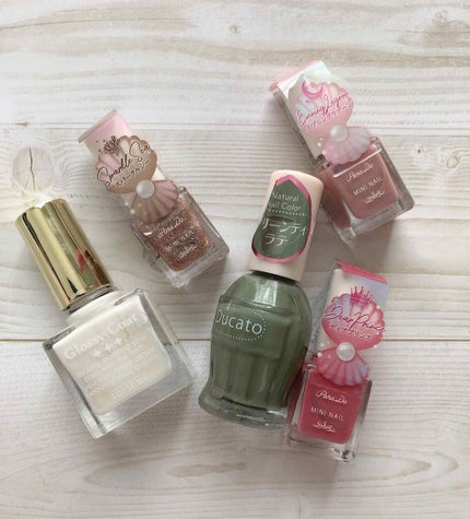 グロッシーコート/スキューズミー/オールインワンネイルを使ったクチコミ(4枚目)