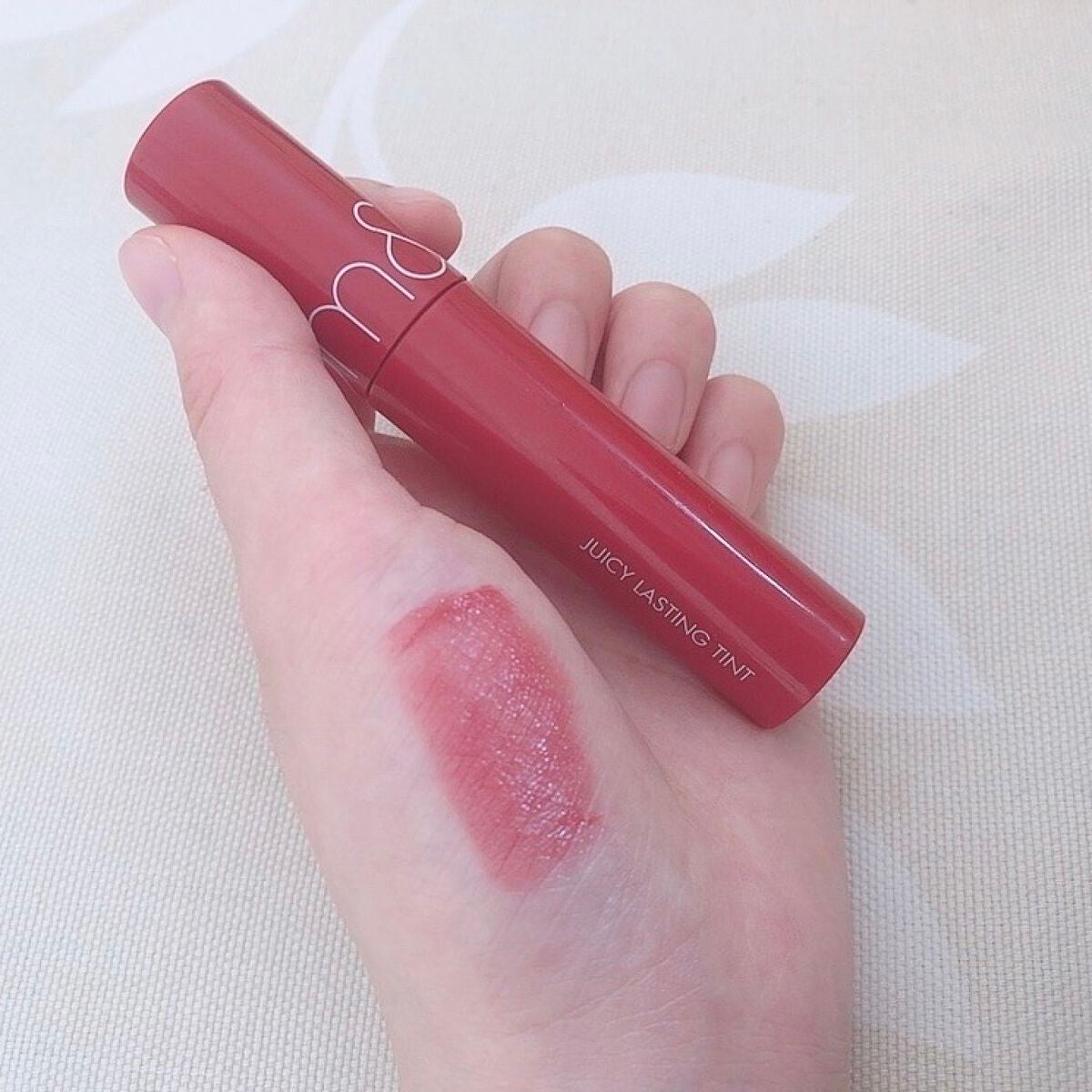 ジューシーラスティングティント/rom&nd/リップティントを使ったクチコミ(1枚目)