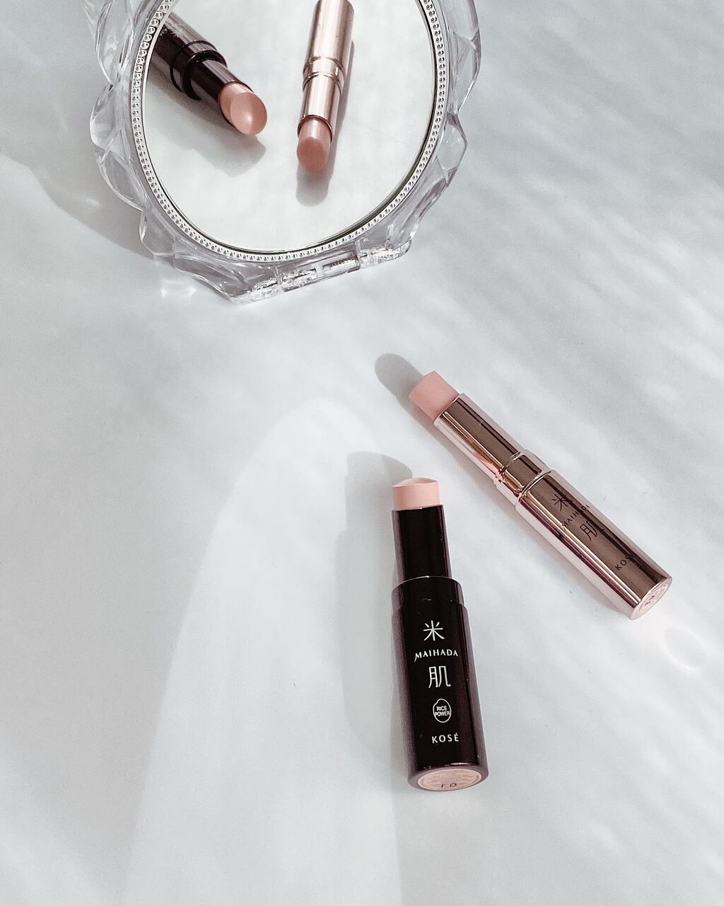 つやしずくスキンケアコンシーラー 04 ナチュラルコーラル/米肌/スティックコンシーラーを使ったクチコミ（1枚目）