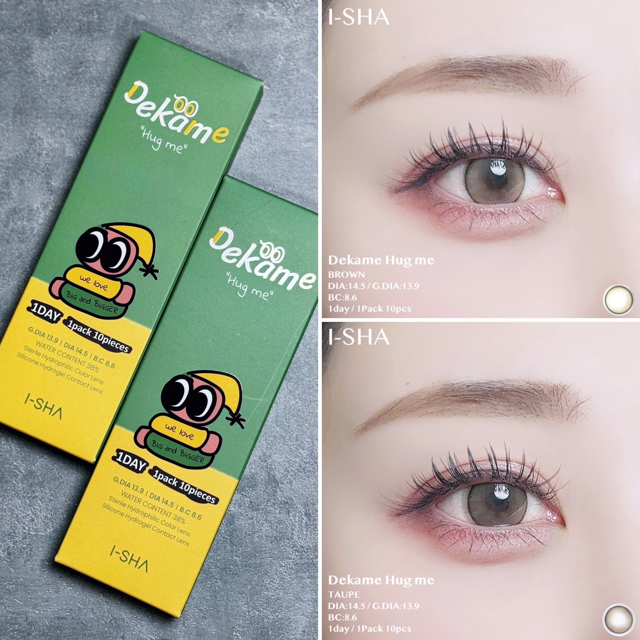 DEKAME/蜜のレンズ/カラーコンタクトレンズを使ったクチコミ（1枚目）