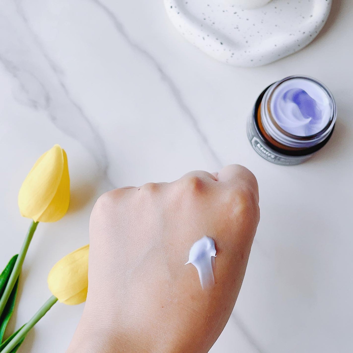 ミッドナイトブルーカーミングクリーム/Klairs/フェイスクリームを使ったクチコミ(3枚目)