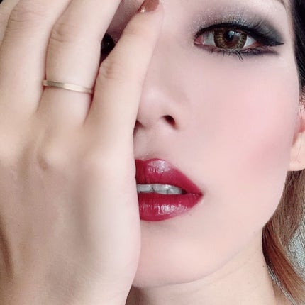 non♡ on LIPS 「・#外国人風メイク#アイメイクしました❤️・半顔で少し違うメイ..」(4枚目)