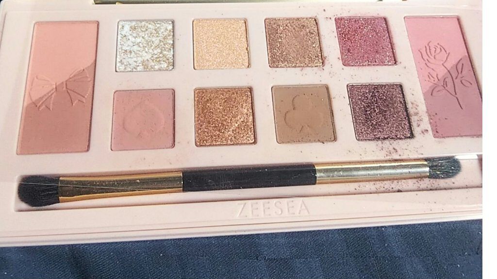 アリスドリームランドシリーズ 12色アイシャドウパレット（ZEESEA×大英博物館）/ZEESEA/アイシャドウパレットを使ったクチコミ（3枚目）