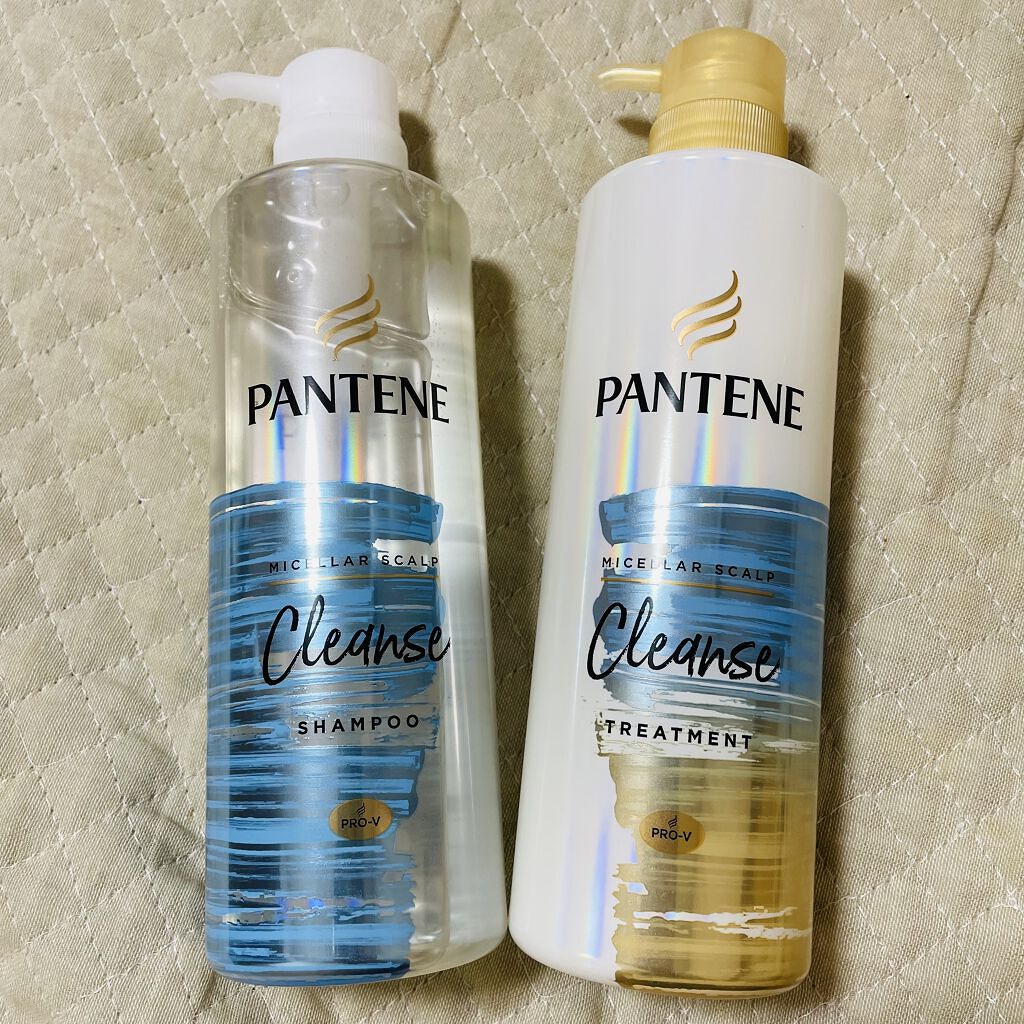 ミセラー スカルプクレンズシャンプー／トリートメント シャンプー ポンプ500ml/パンテーン/市販シャンプーを使ったクチコミ（1枚目）