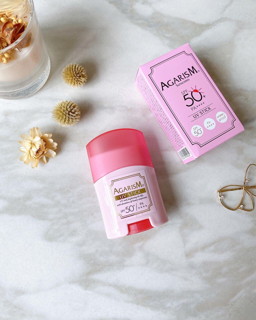 トーンアップUVスティック/AGARISM/日焼け止めスティックを使ったクチコミ（1枚目）