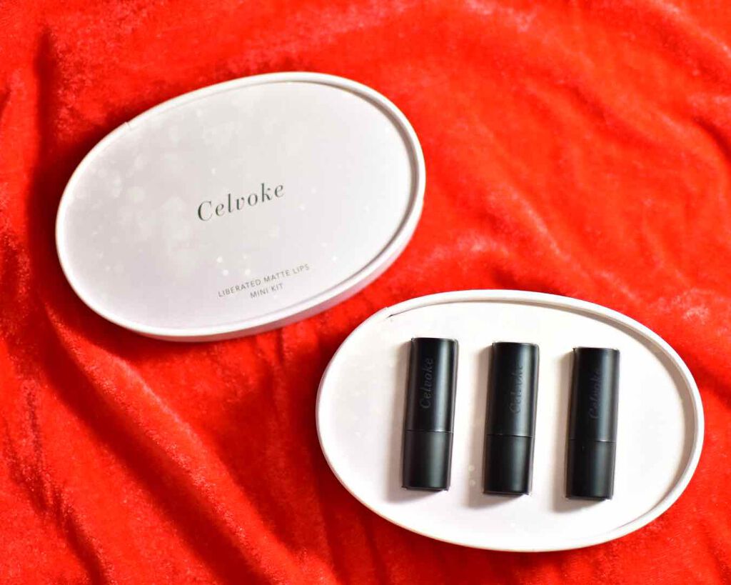 リベレイティッドマットリップス/Celvoke/口紅を使ったクチコミ（1枚目）
