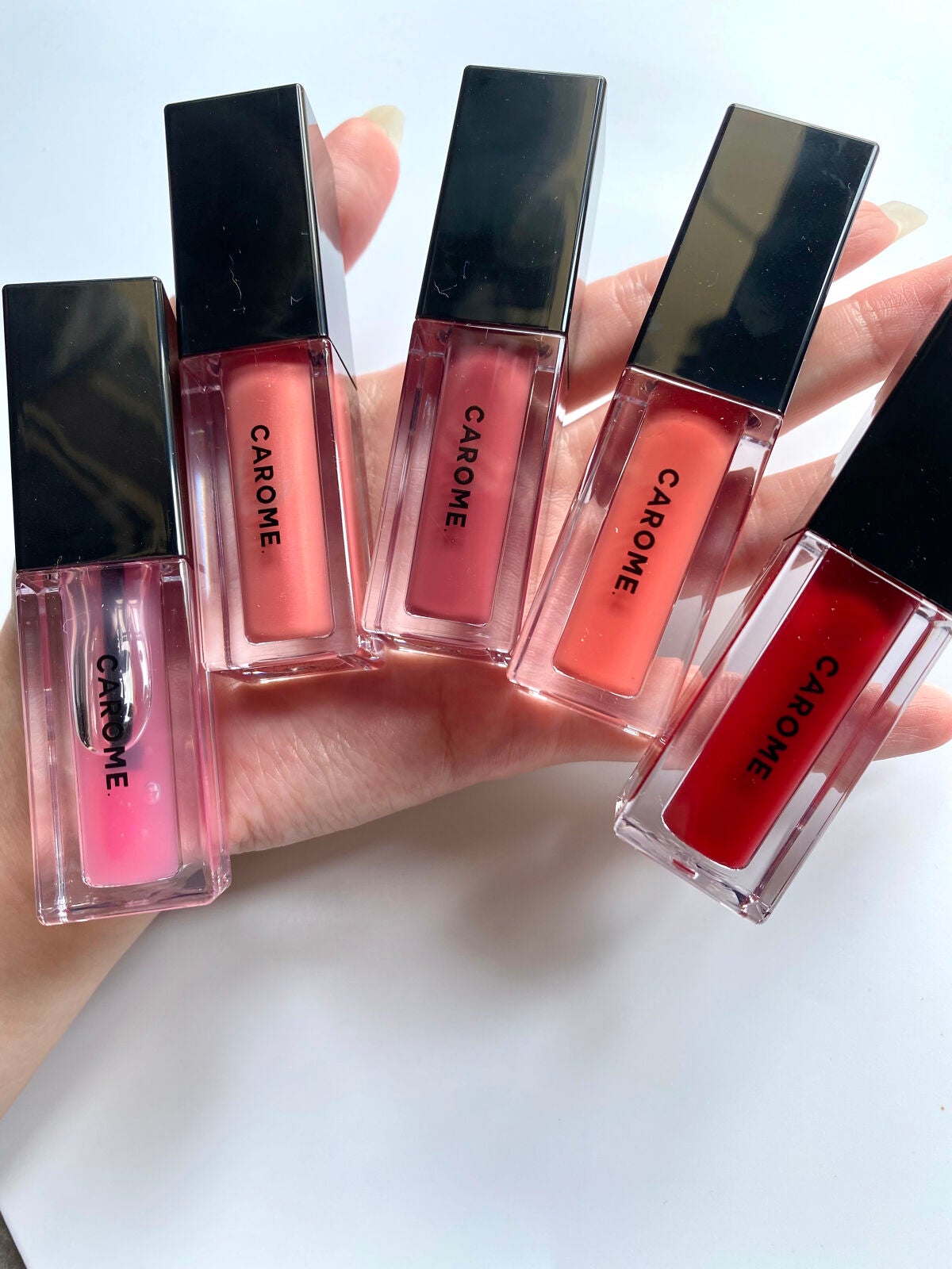 ブルーミングリップグロウ/CAROME./口紅を使ったクチコミ(5枚目)