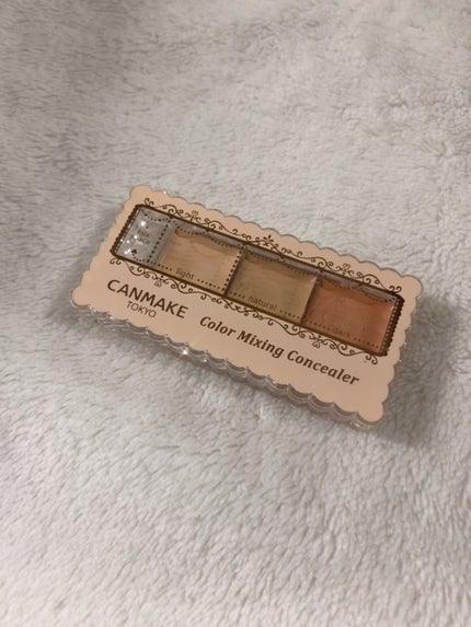 カラーミキシングコンシーラー/キャンメイク/パレットコンシーラーを使ったクチコミ(1枚目)