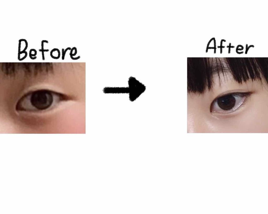 両面二重テープ/DAISO/二重まぶた用アイテムを使ったクチコミ(2枚目)