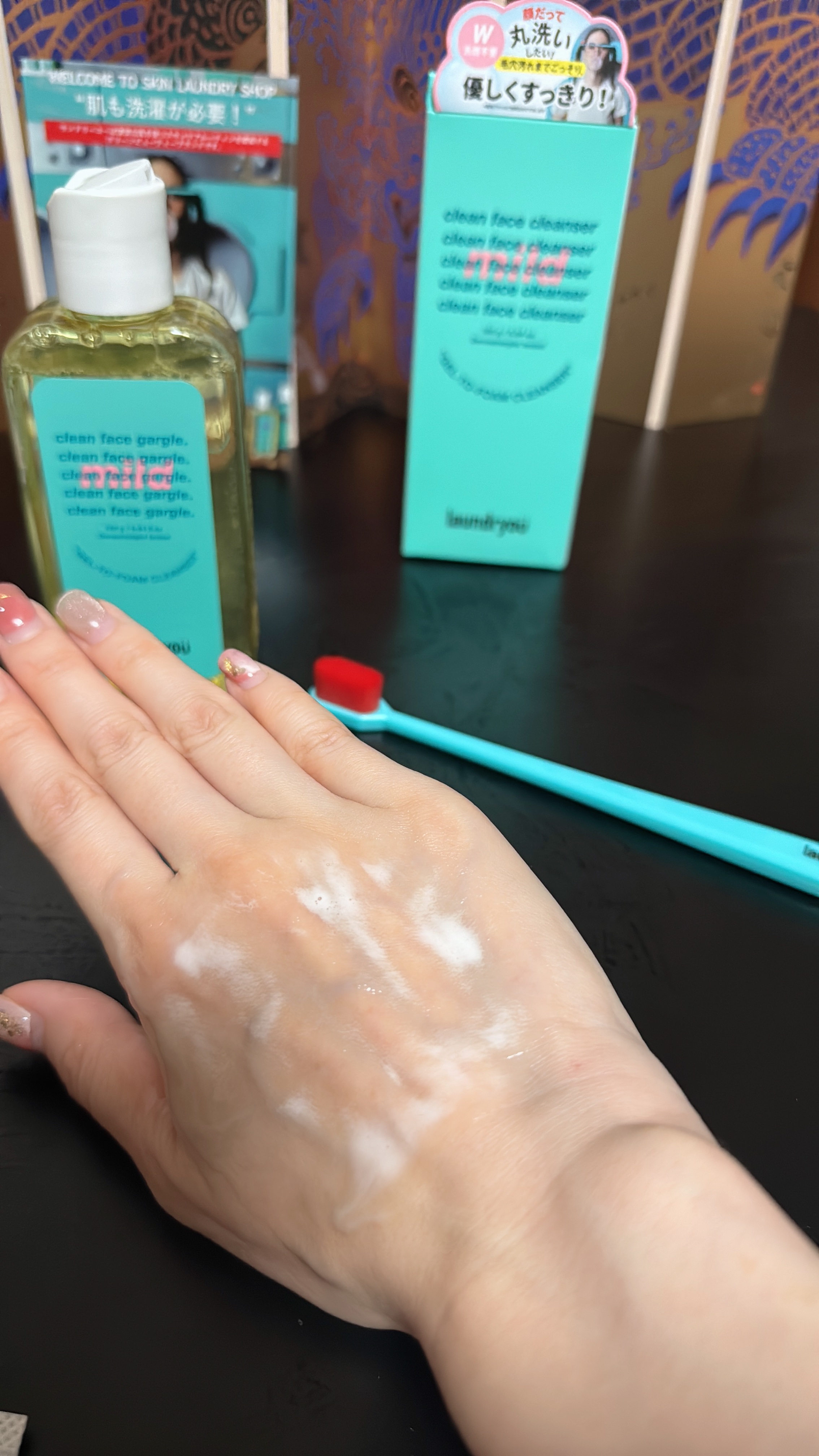 clean face gargle gel foam cleanser/laundryou/その他洗顔料を使ったクチコミ（1枚目）