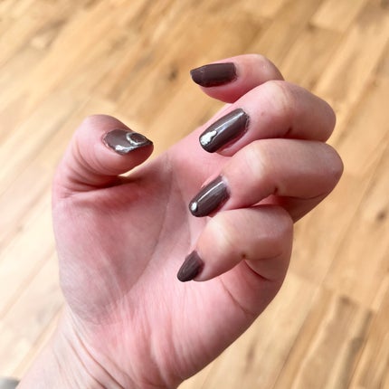 gene TOKYO ネイル ダークベージュ/DAISO/マニキュアの画像