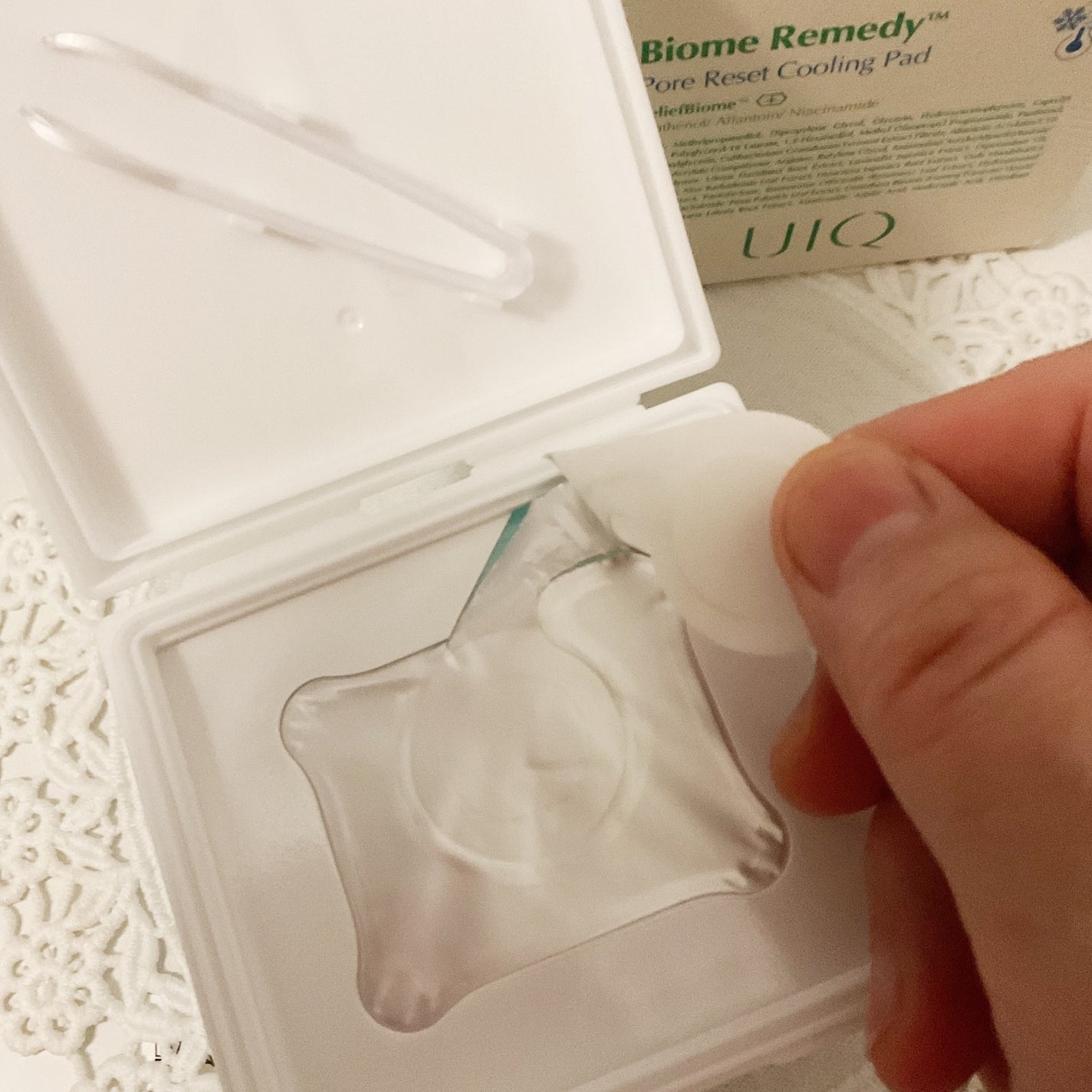 バイオームレメディポアリセットクーリングパッド/UIQ/トナーパッドを使ったクチコミ(2枚目)