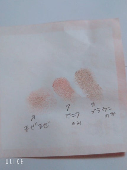 アイ カラー(チップ付)/ちふれ/アイシャドウパレットを使ったクチコミ(2枚目)