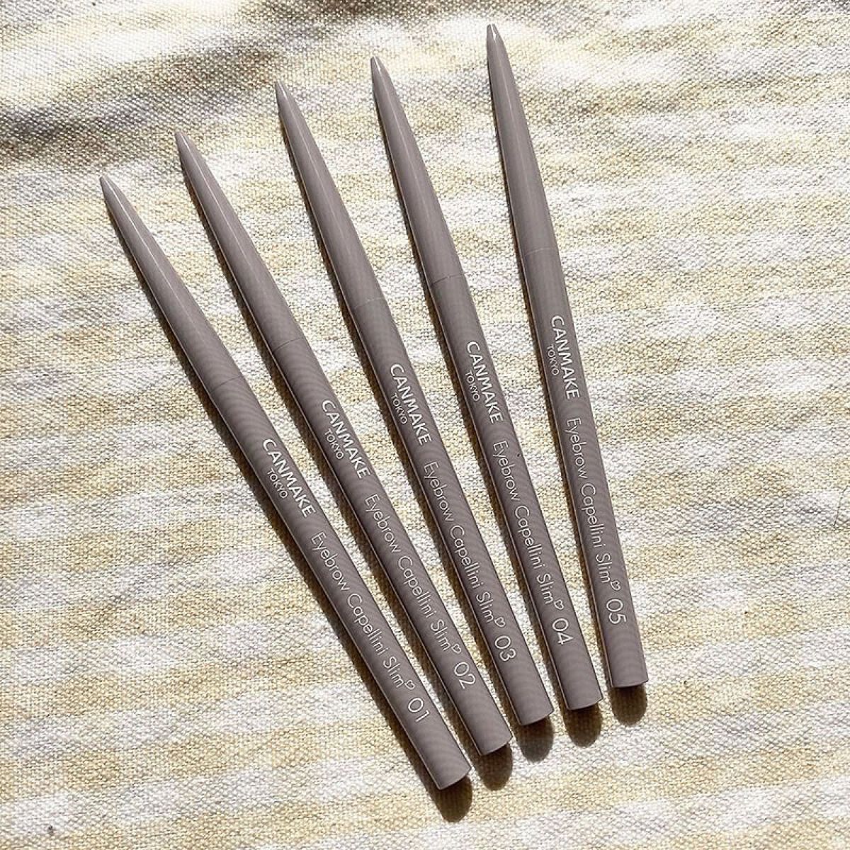 アイブロウカッペリーニスリム/キャンメイク/アイブロウペンシルを使ったクチコミ(5枚目)