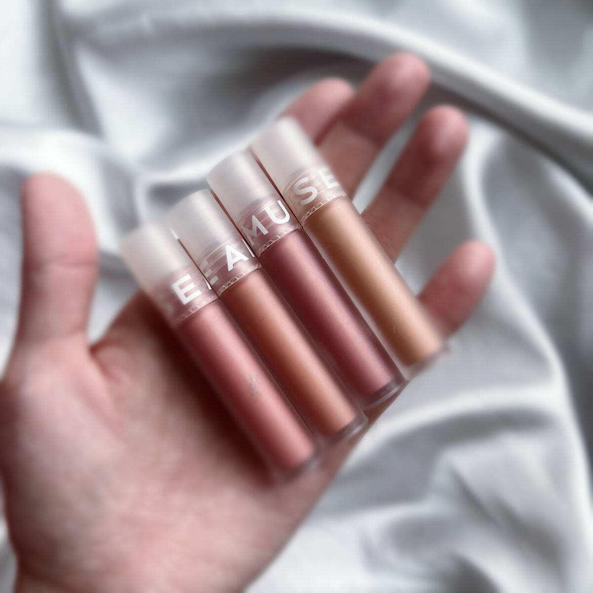 ソフトクリームチーク/AMUSE/リキッドチークを使ったクチコミ（3枚目）