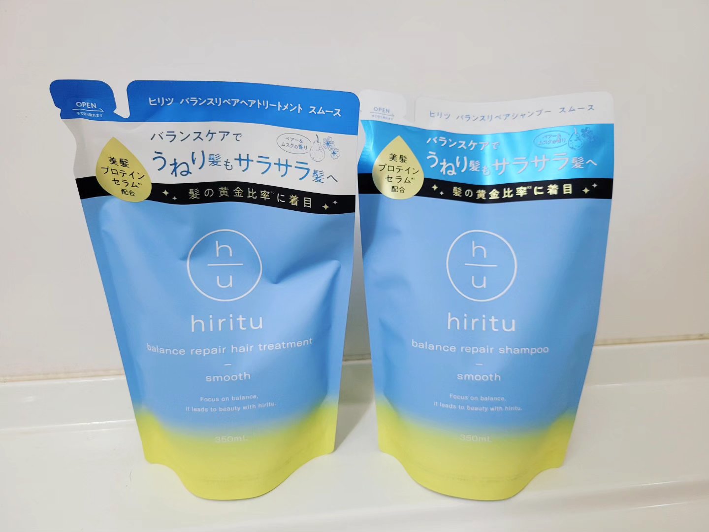 バランスリペア シャンプー/ヘアトリートメント スムース/hiritu/市販シャンプーを使ったクチコミ（2枚目）