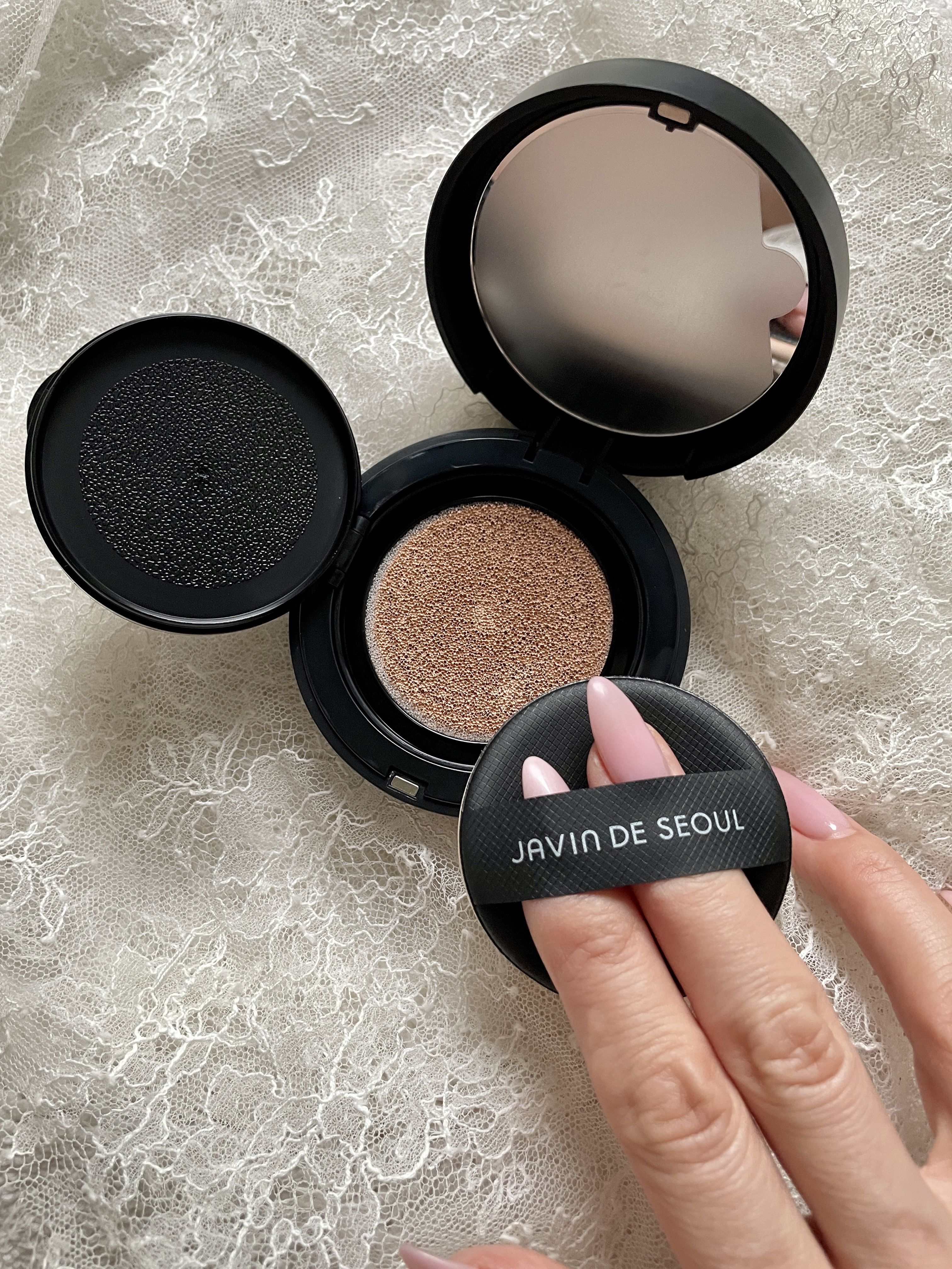 ジャビンドゥソウル ウインクファンデーションパクト 22 COVER SAND(カバーサンド)/Javin De Seoul/クッションファンデーションを使ったクチコミ（1枚目）