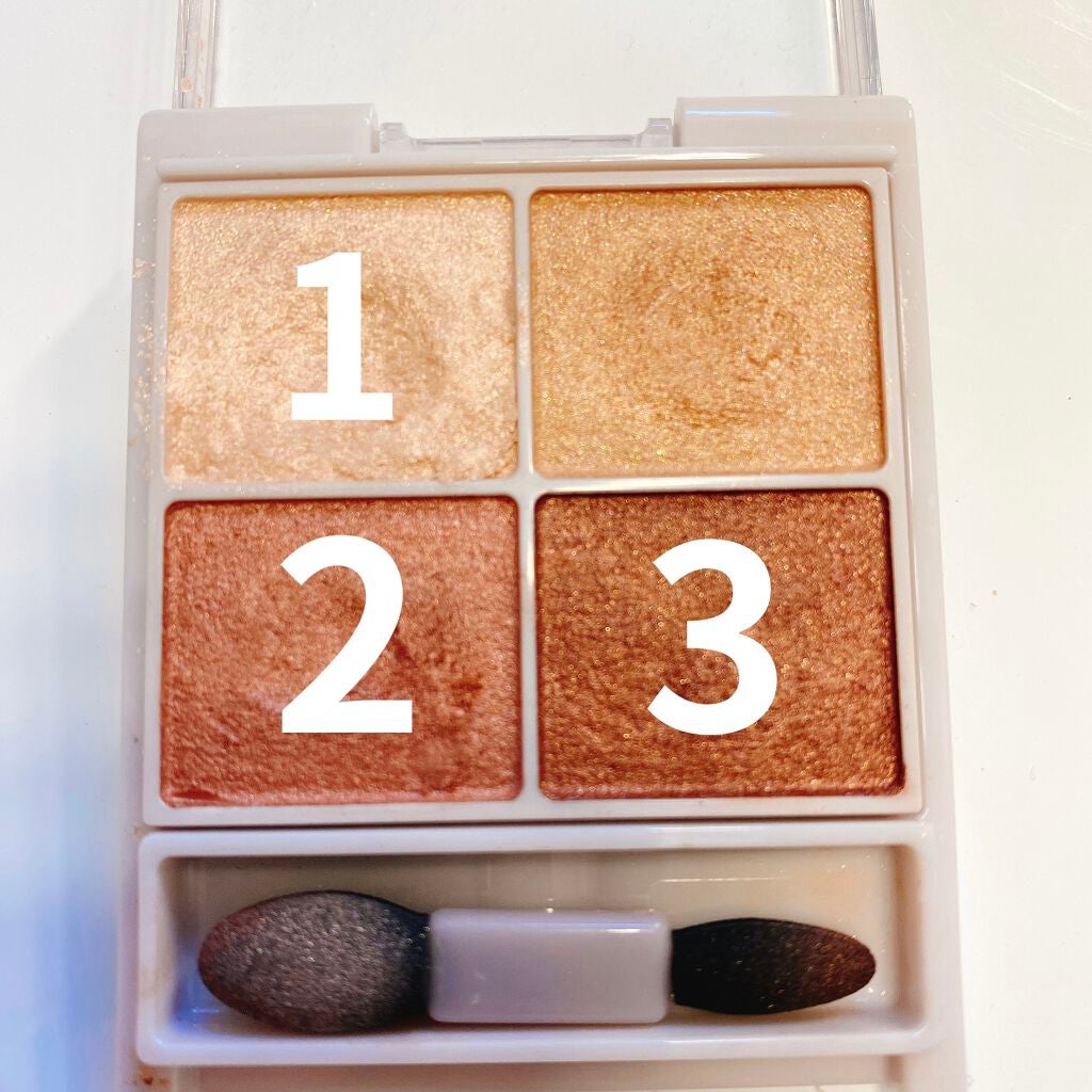 シルキースフレアイズ/キャンメイク/アイシャドウパレットを使ったクチコミ(2枚目)