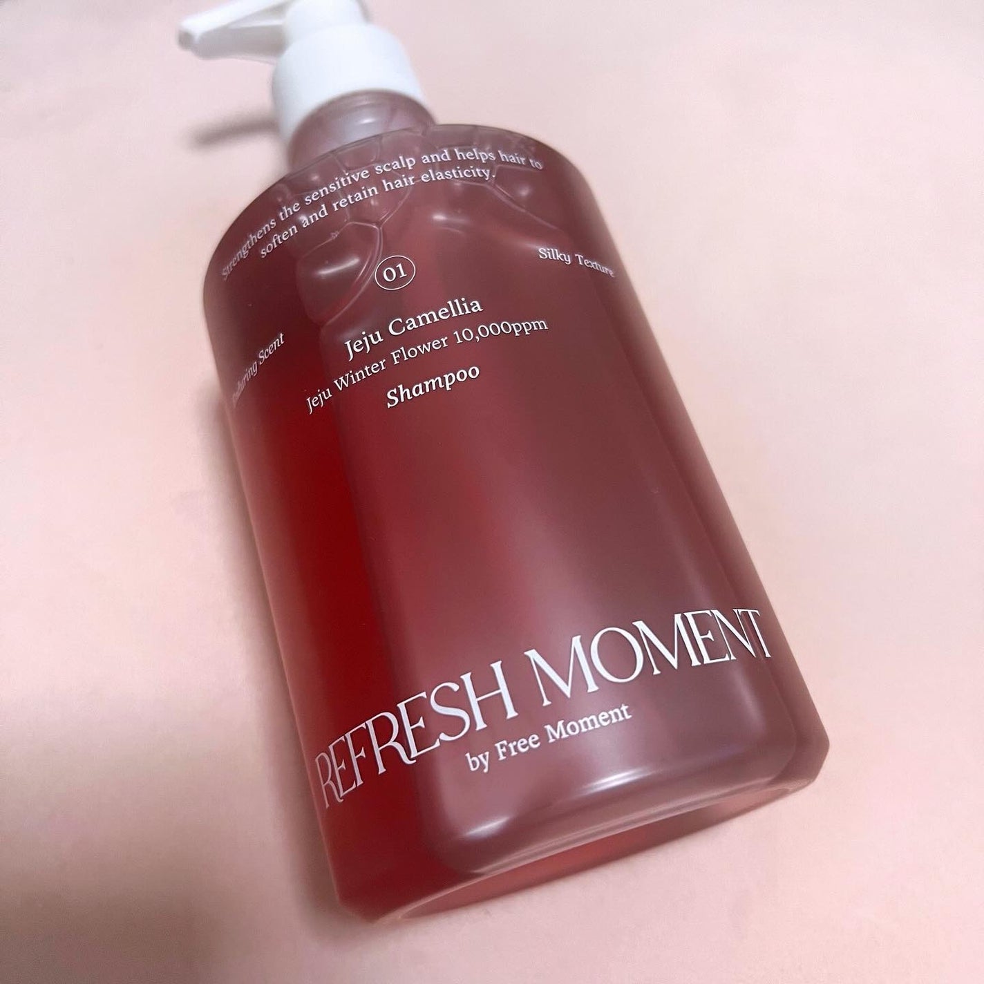 リフレッシュモーメントパフュームシャンプー/トリートメント Jeju Camellia/Free Moment /市販シャンプーを使ったクチコミ(2枚目)