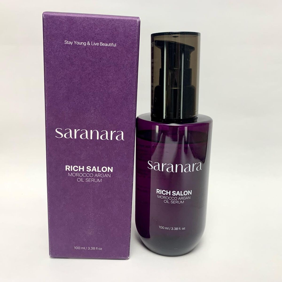 リッチサロン モロッコアルガンオイルセラム/SARANARA/ヘアオイルを使ったクチコミ(1枚目)