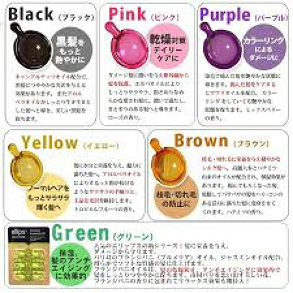 ヘアーオイル【トリートメント】/ellips/ヘアオイルを使ったクチコミ（3枚目）