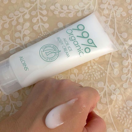 アロエアイスボディクリーム /オーガニック99 /ボディクリームを使ったクチコミ(3枚目)