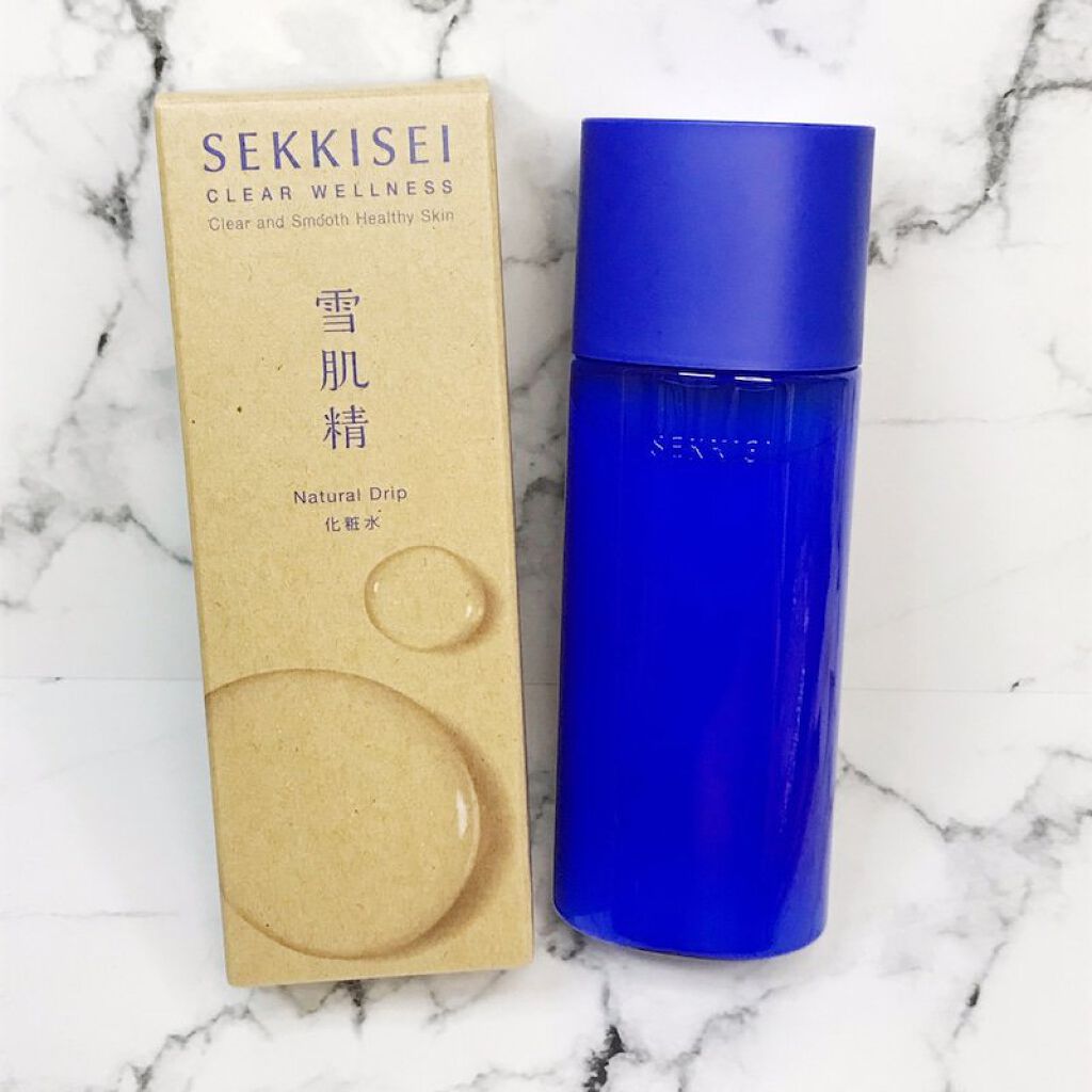 クリアウェルネス ナチュラル ドリップ 125ml/雪肌精/化粧水を使ったクチコミ（1枚目）