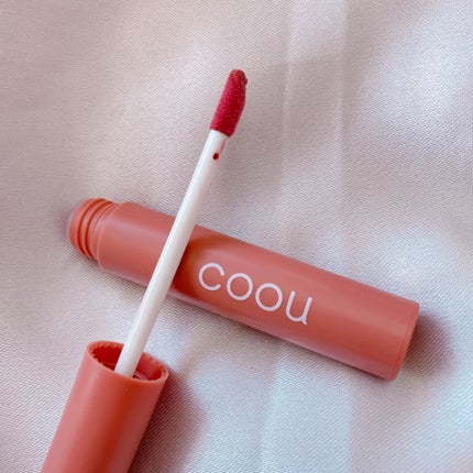 リキッドマットティント/coou/リップティントを使ったクチコミ(3枚目)